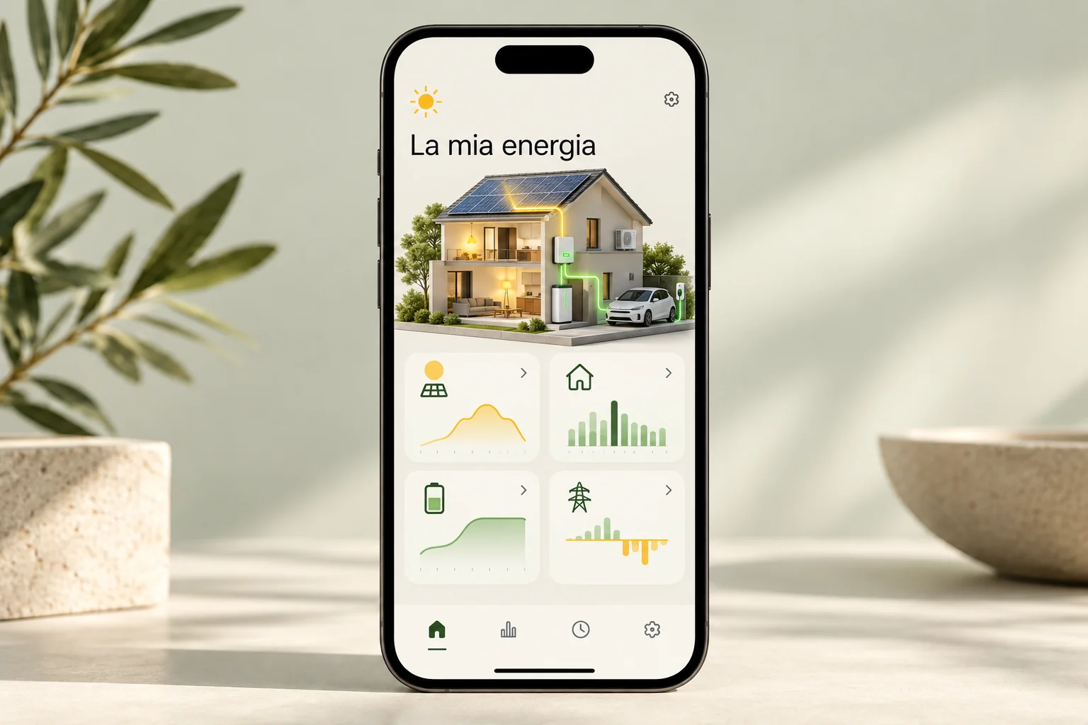 Monitoraggio intelligente via app