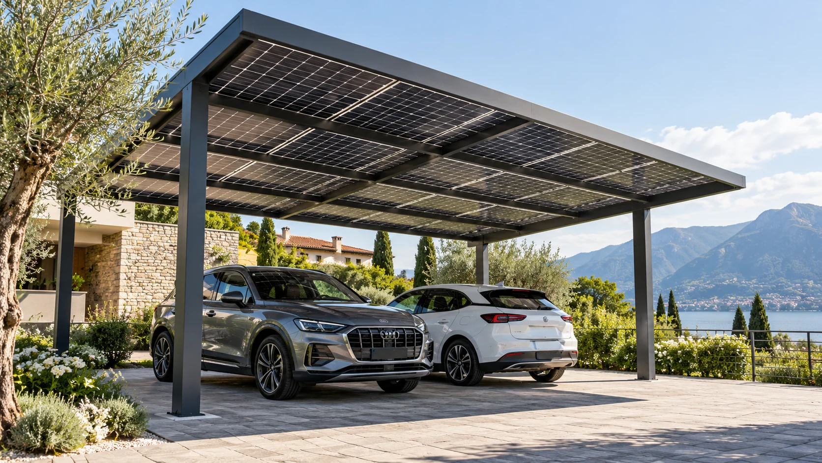 Pensiline fotovoltaiche